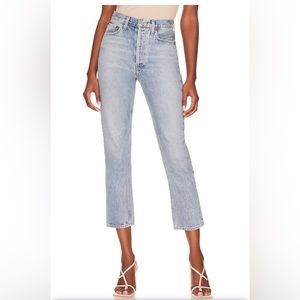 AGOLDE Jeans, Riley High Rise Straight Crop Size 25